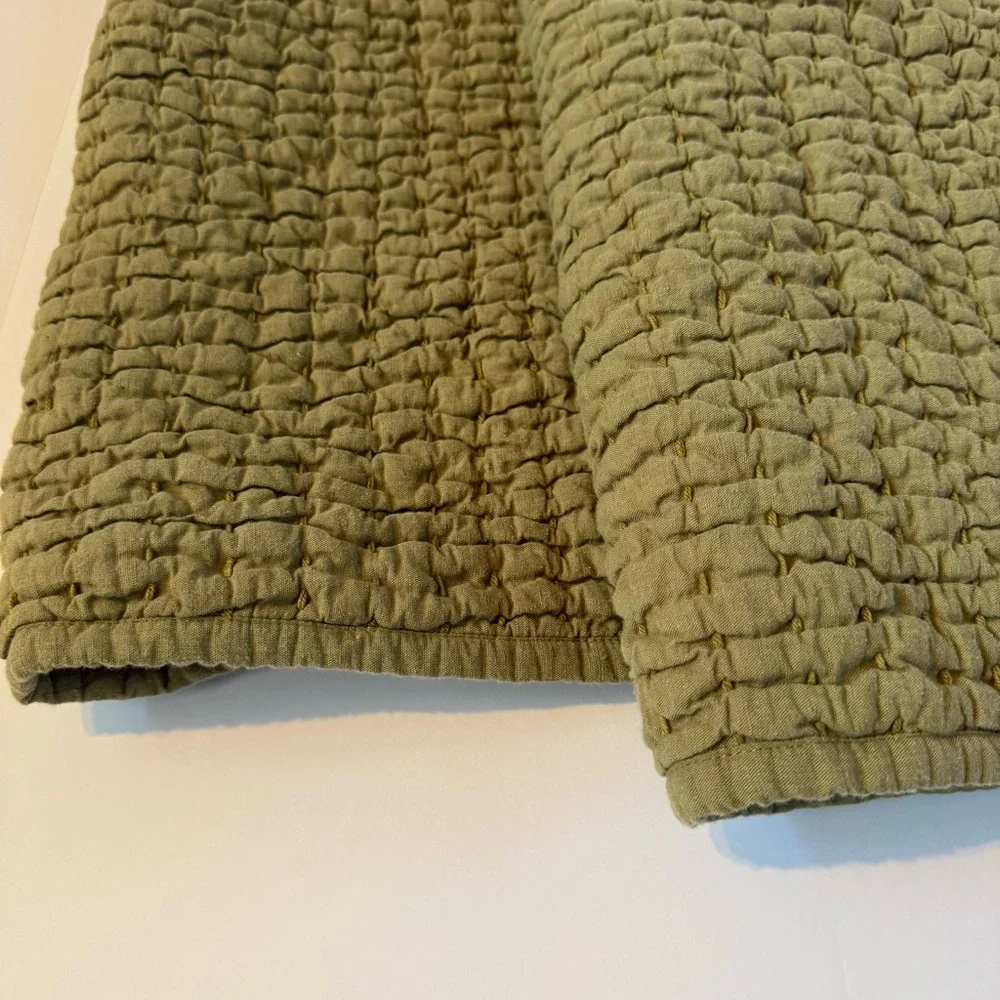 Quince European Linen Cotton Stitch Pillow Sham Set